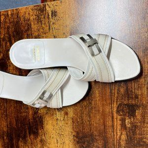 White Stuart Weitzman shoes